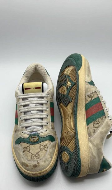 古驰GUCCI运动鞋修复翻新换底_翻新鞋底修复换运动古驰多少钱_gucci鞋翻新